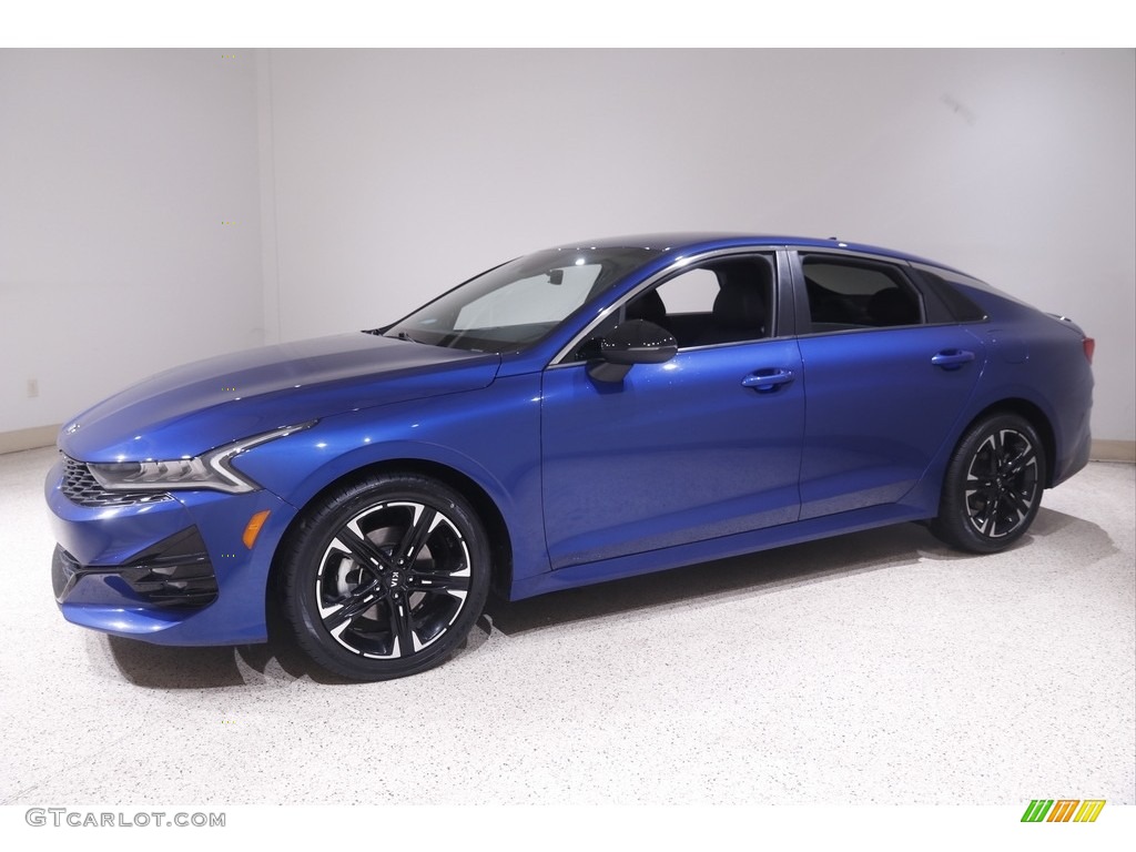 Sapphire Blue 2021 Kia K5 GT-Line Exterior Photo #144273328