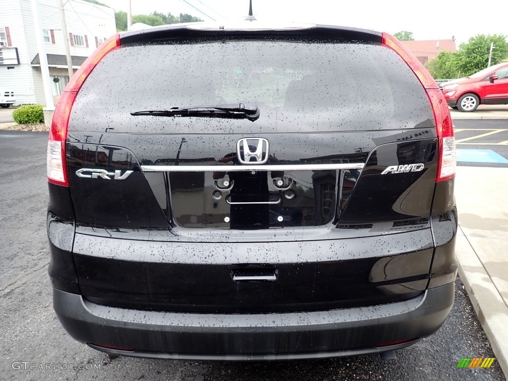 2014 CR-V EX-L AWD - Crystal Black Pearl / Black photo #4