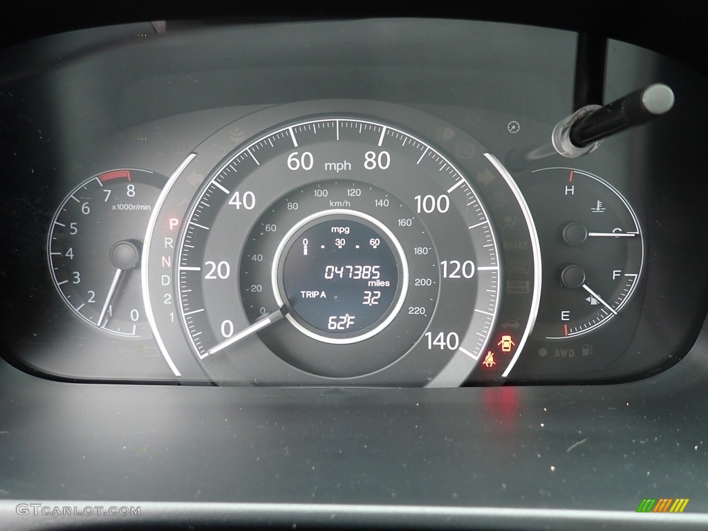 2014 CR-V EX-L AWD - Crystal Black Pearl / Black photo #20