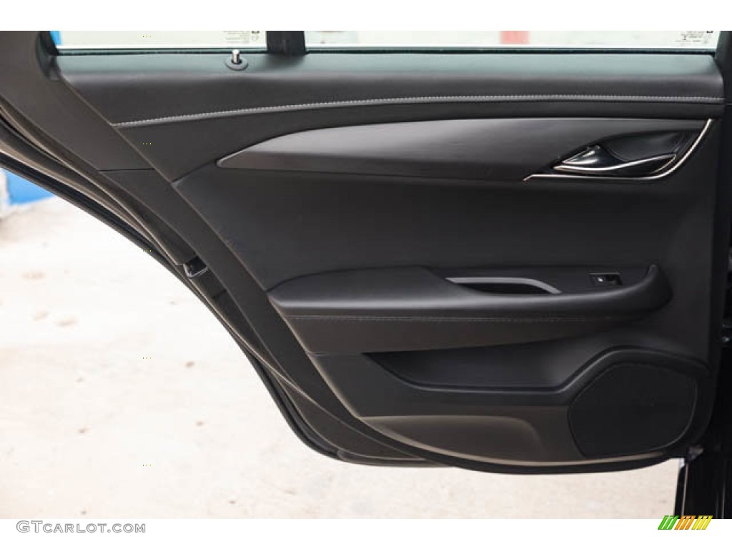2016 Cadillac ATS 2.0T AWD Sedan Jet Black Door Panel Photo #144274777