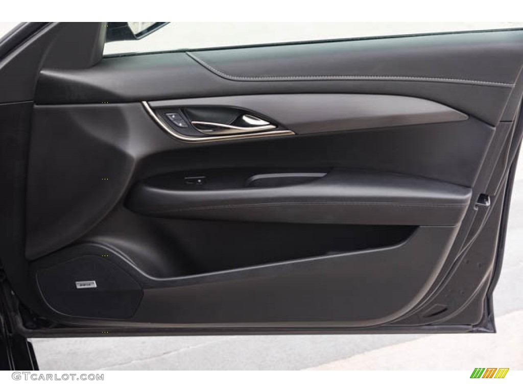2016 Cadillac ATS 2.0T AWD Sedan Jet Black Door Panel Photo #144274804