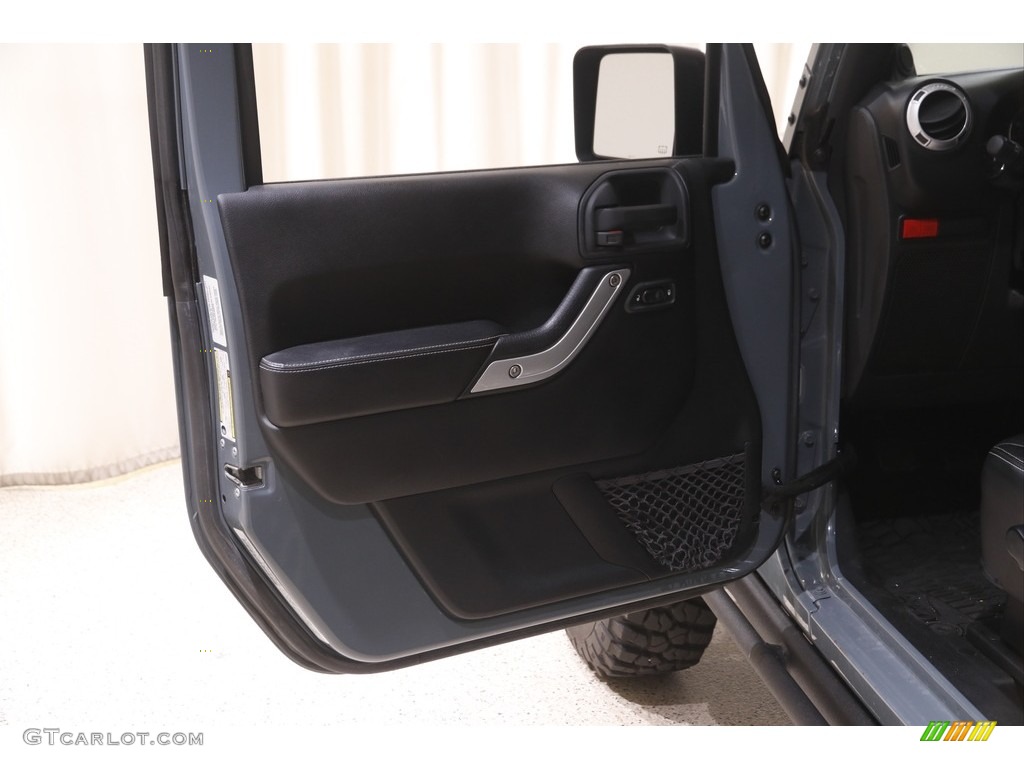 2014 Wrangler Rubicon X 4x4 - Anvil / Black photo #4