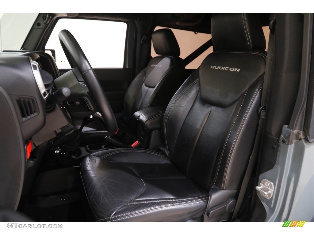 2014 Wrangler Rubicon X 4x4 - Anvil / Black photo #5