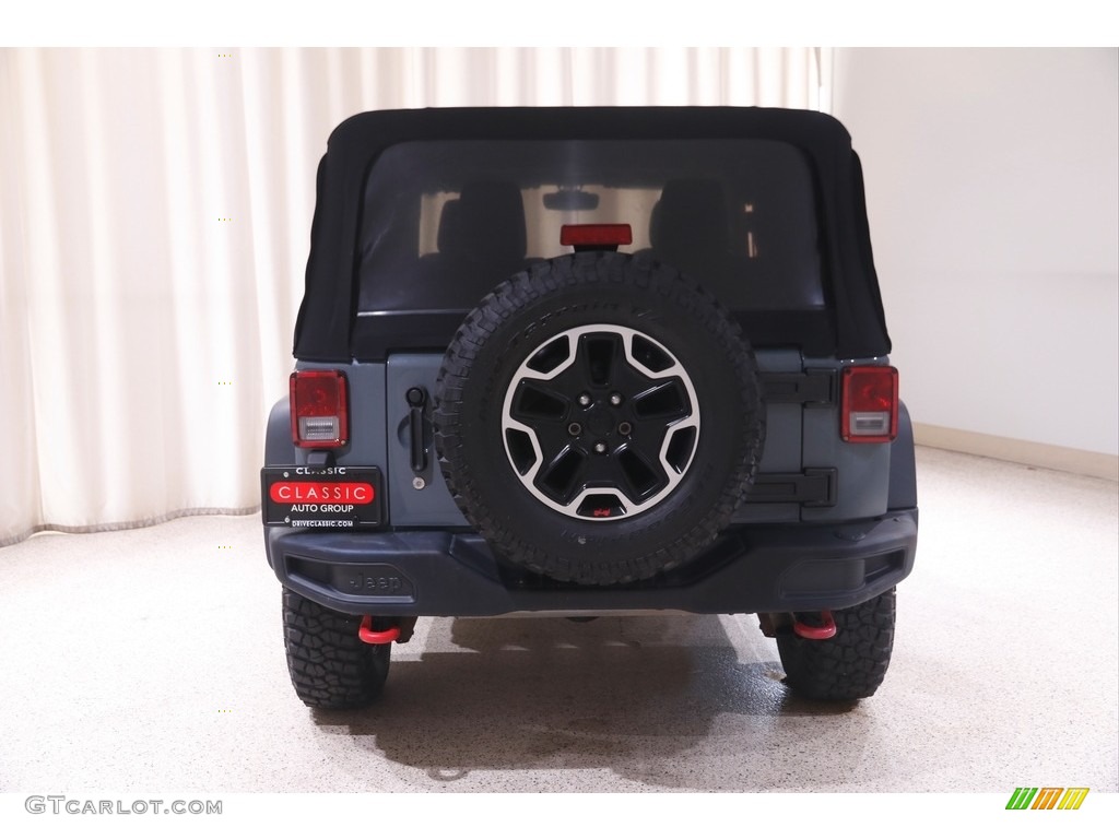 2014 Wrangler Rubicon X 4x4 - Anvil / Black photo #17