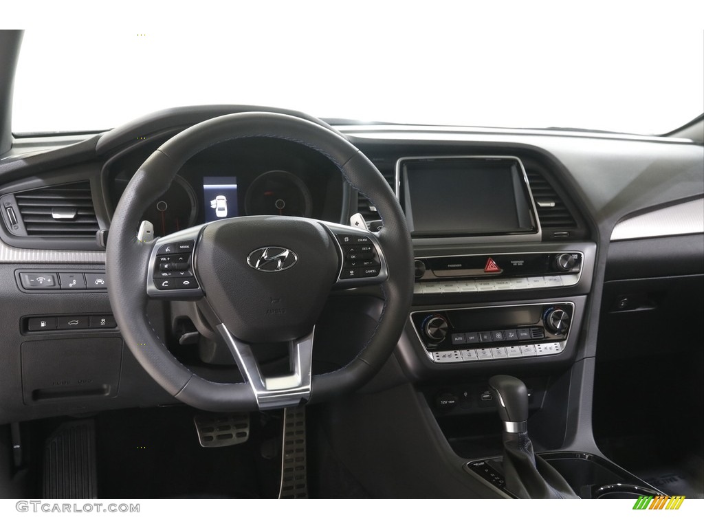 2018 Hyundai Sonata Limited 2.0T Black Dashboard Photo #144275569