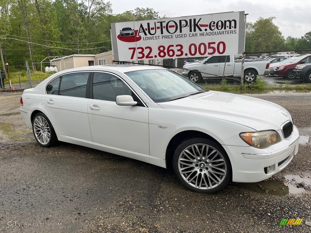 2006 7 Series 750Li Sedan - Alpine White / Black/Black photo #1