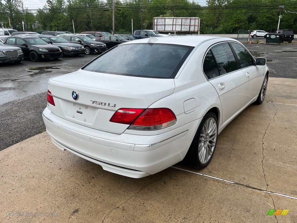 2006 7 Series 750Li Sedan - Alpine White / Black/Black photo #6