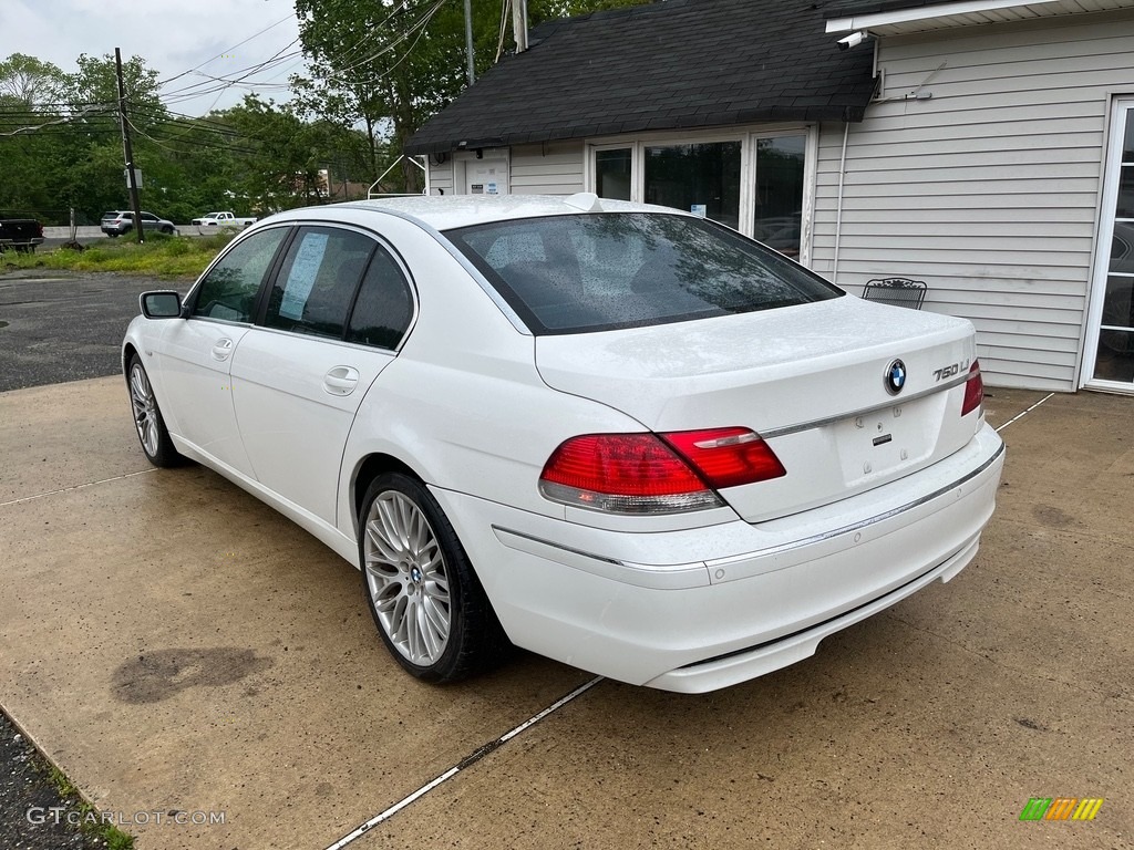 2006 7 Series 750Li Sedan - Alpine White / Black/Black photo #8