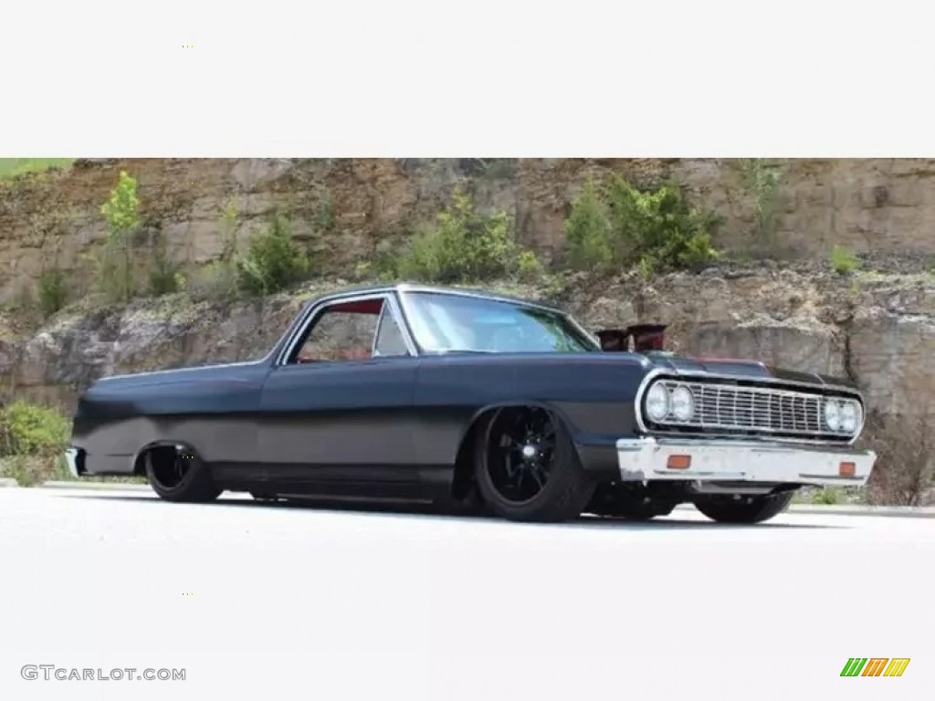 Black 1964 Chevrolet El Camino Custom Restomod Exterior Photo #144278269