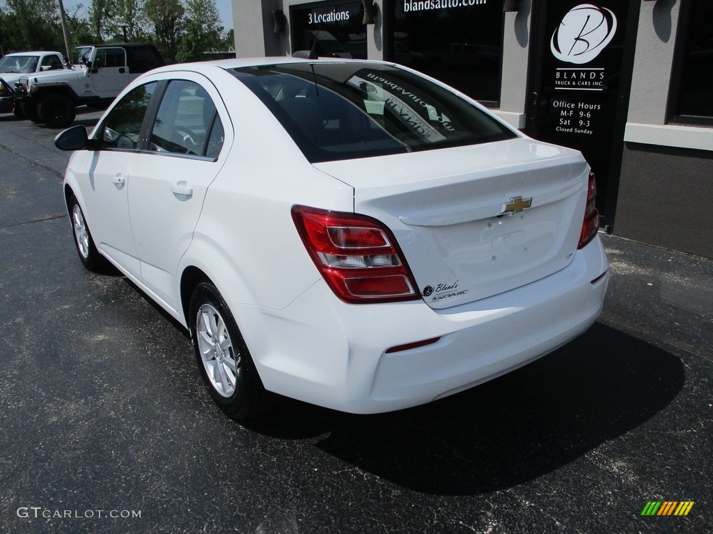 2019 Sonic LT Sedan - Summit White / Jet Black photo #3