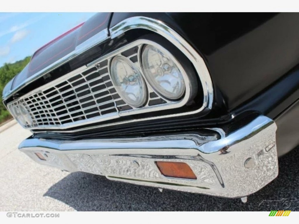 Black 1964 Chevrolet El Camino Custom Restomod Exterior Photo #144278653