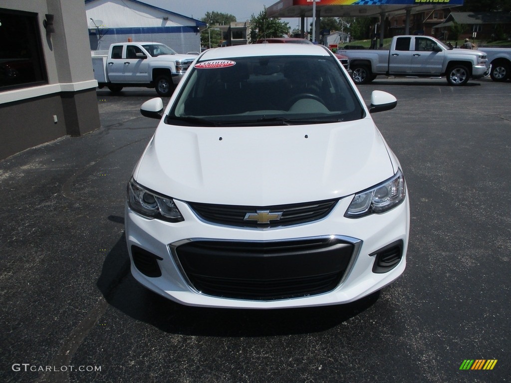 Summit White 2019 Chevrolet Sonic LT Sedan Exterior Photo #144278851