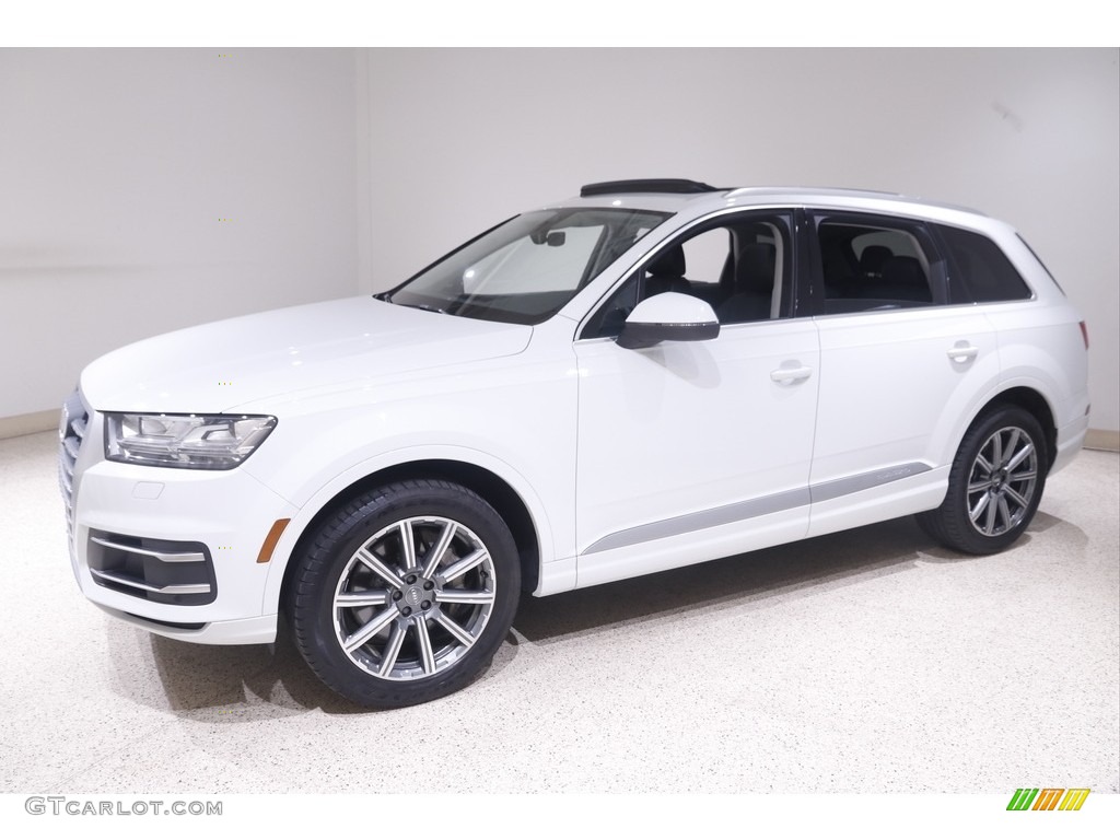 2019 Q7 45 Premium Plus quattro - Glacier White Metallic / Black photo #3