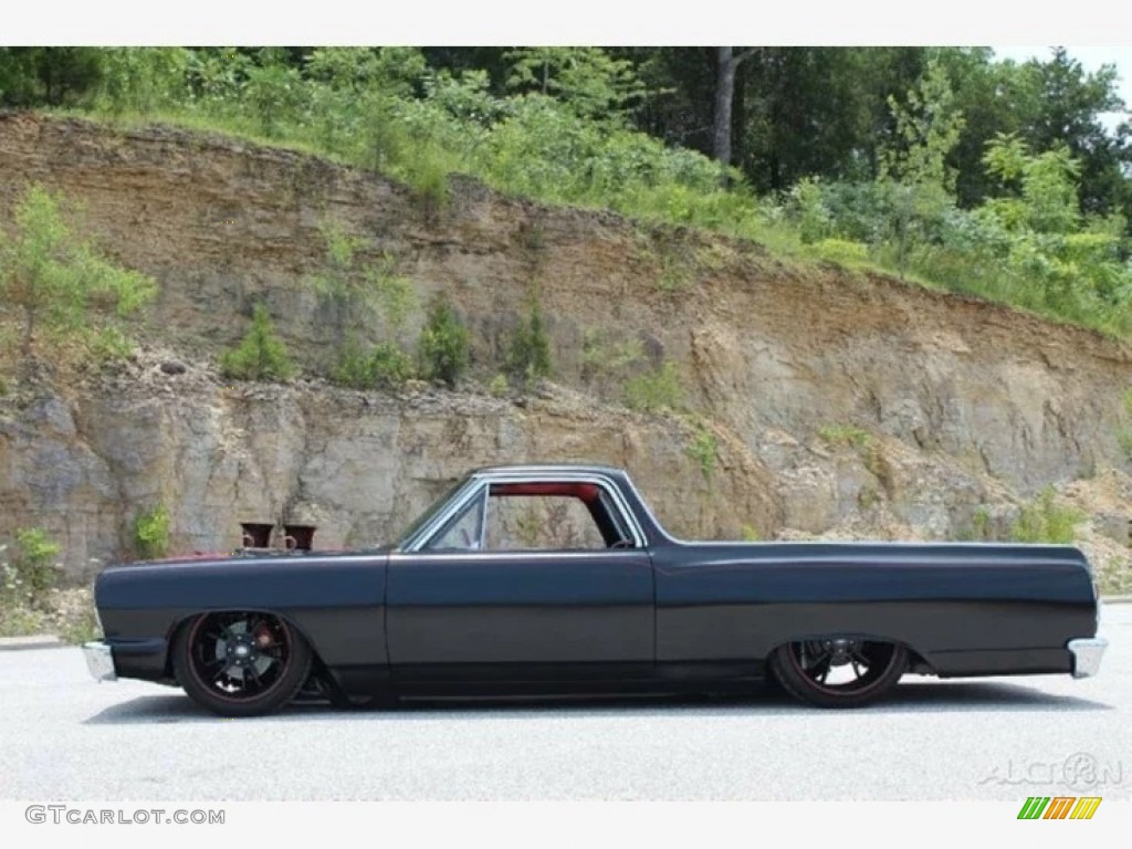 Black 1964 Chevrolet El Camino Custom Restomod Exterior Photo #144278899