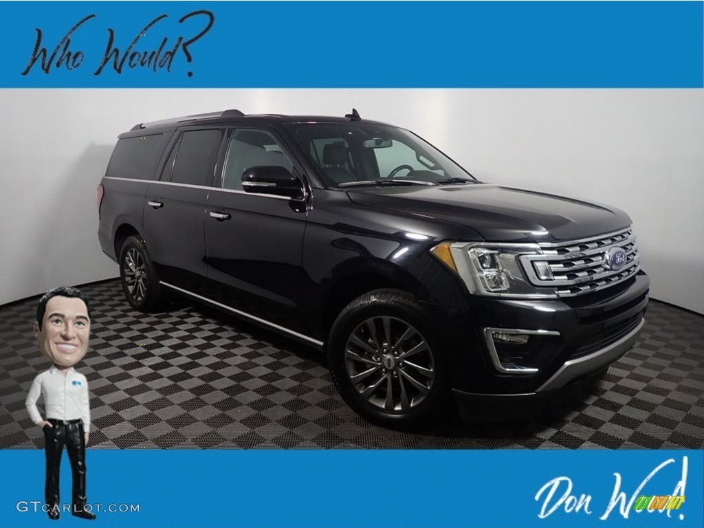2020 Expedition Limited Max 4x4 - Agate Black / Ebony photo #1