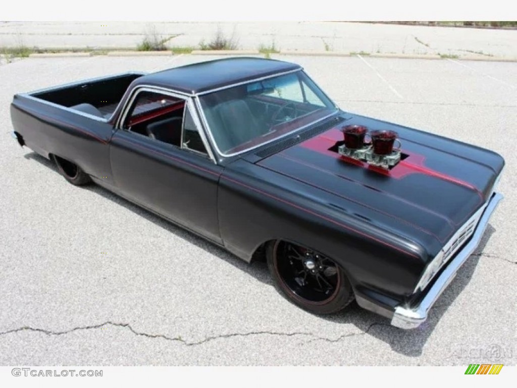 Black 1964 Chevrolet El Camino Custom Restomod Exterior Photo #144278979