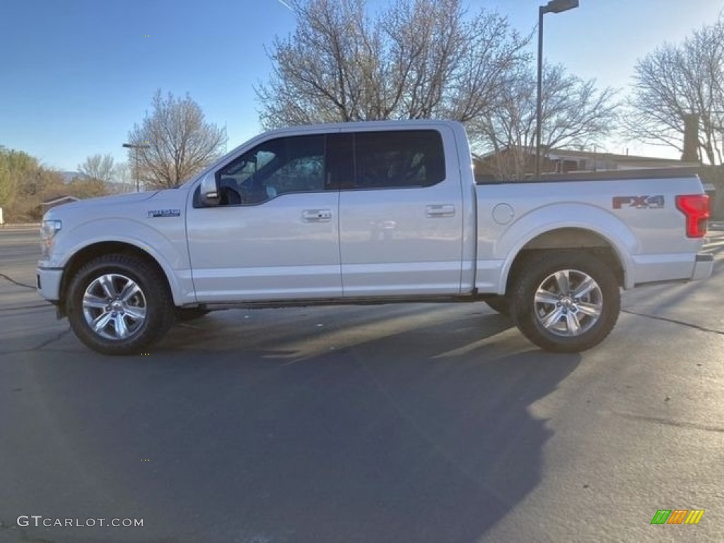 2018 F150 Platinum SuperCrew 4x4 - White Platinum / Black photo #1