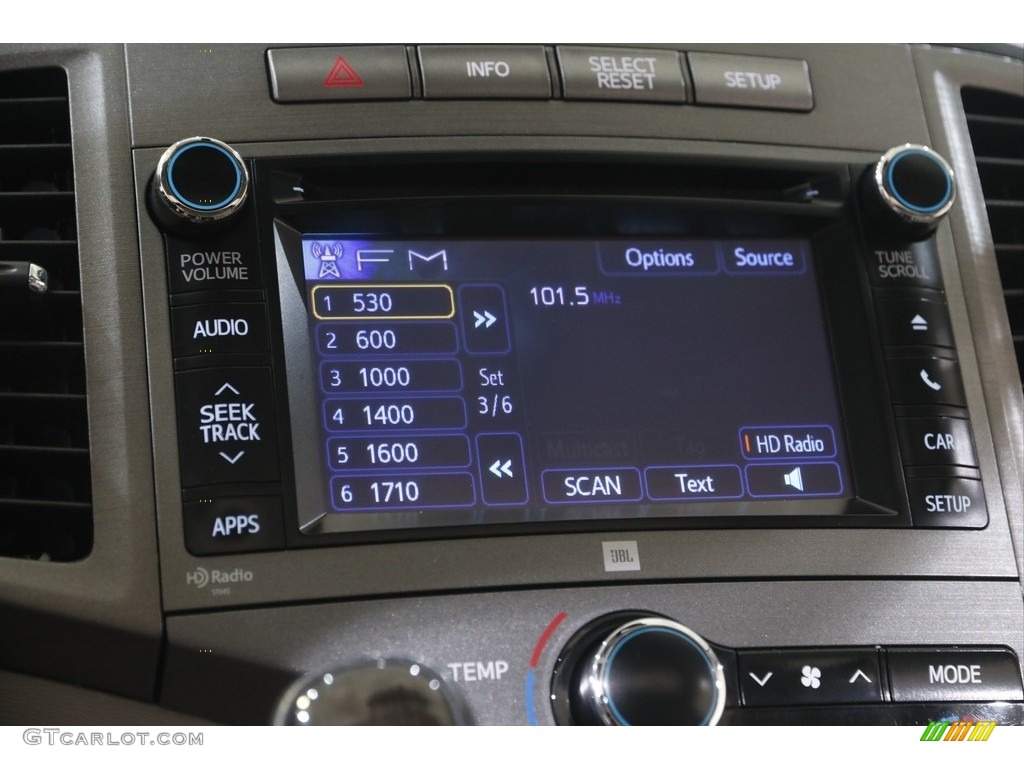 2013 Venza XLE AWD - Cosmic Gray Mica / Light Gray photo #11