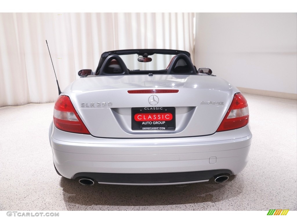 2005 SLK 350 Roadster - Iridium Silver Metallic / Black photo #18