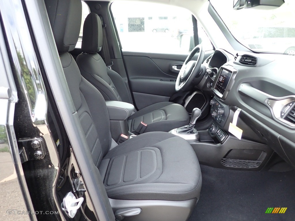 Black Interior 2022 Jeep Renegade Latitude 4x4 Photo #144280924