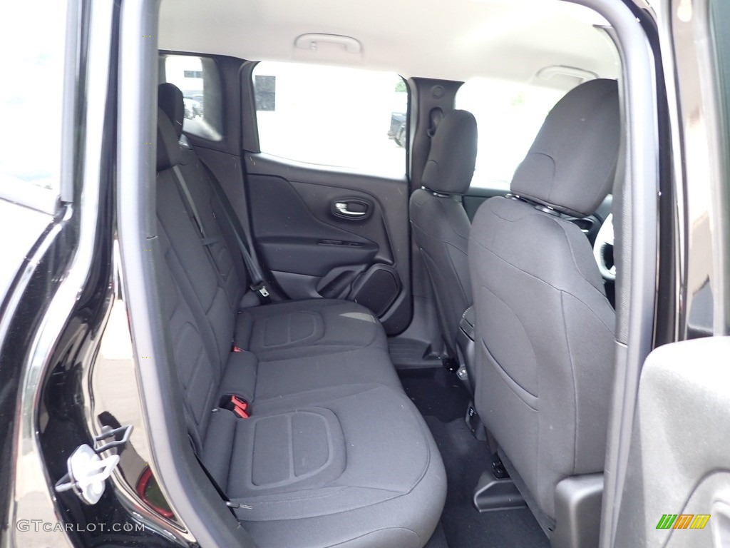 Black Interior 2022 Jeep Renegade Latitude 4x4 Photo #144280948