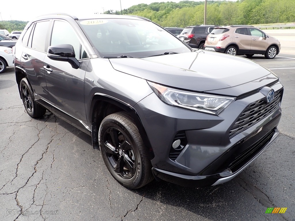 Magnetic Gray Metallic 2020 Toyota RAV4 XSE AWD Hybrid Exterior Photo #144282037