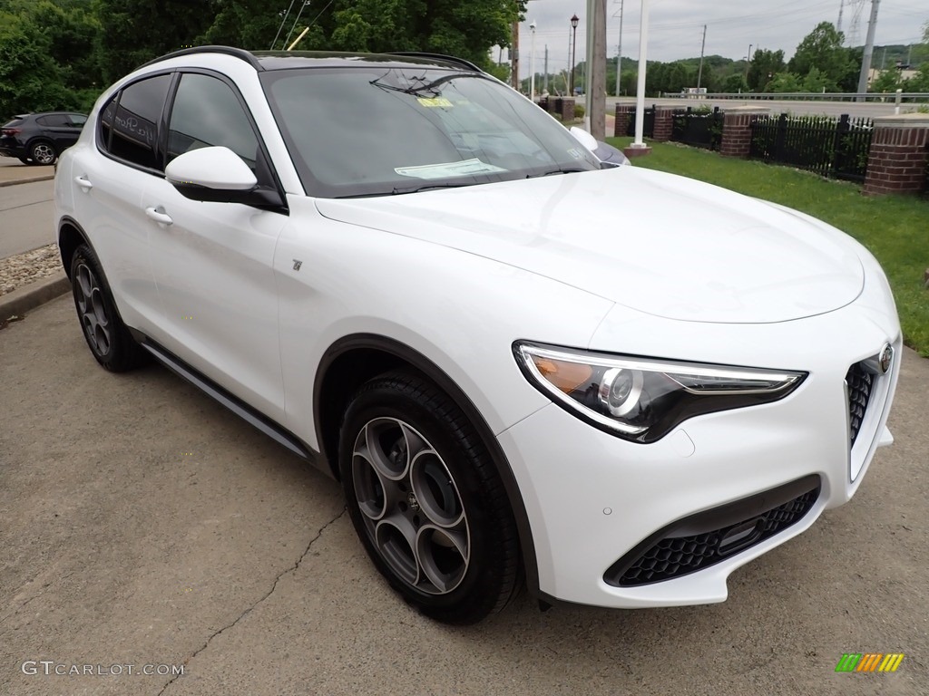 Alfa White 2022 Alfa Romeo Stelvio Ti AWD Exterior Photo #144282217