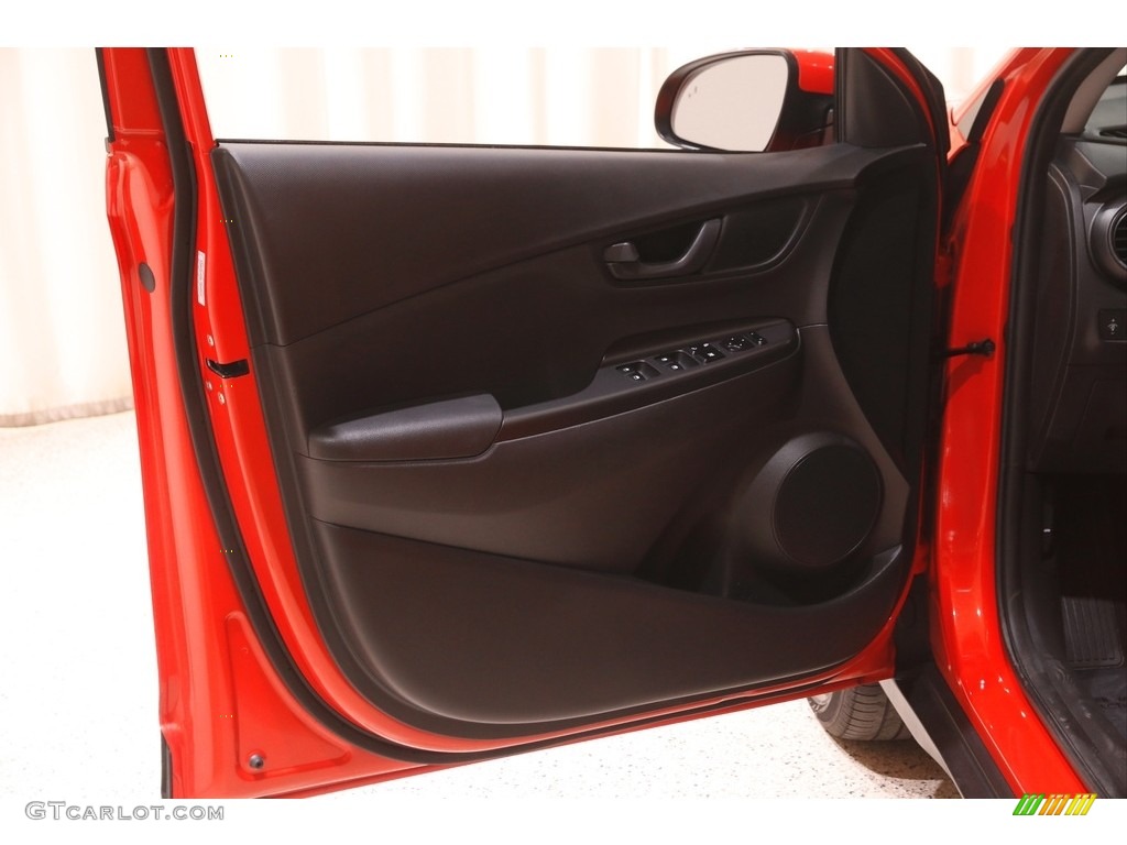 2020 Kona SEL AWD - Sunset Orange / Black photo #4