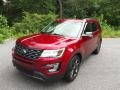 2017 Ruby Red Ford Explorer XLT  photo #2