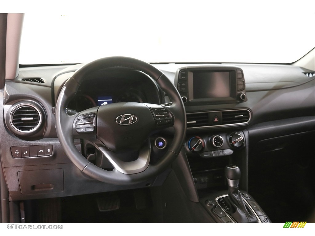 2020 Kona SEL AWD - Sunset Orange / Black photo #6