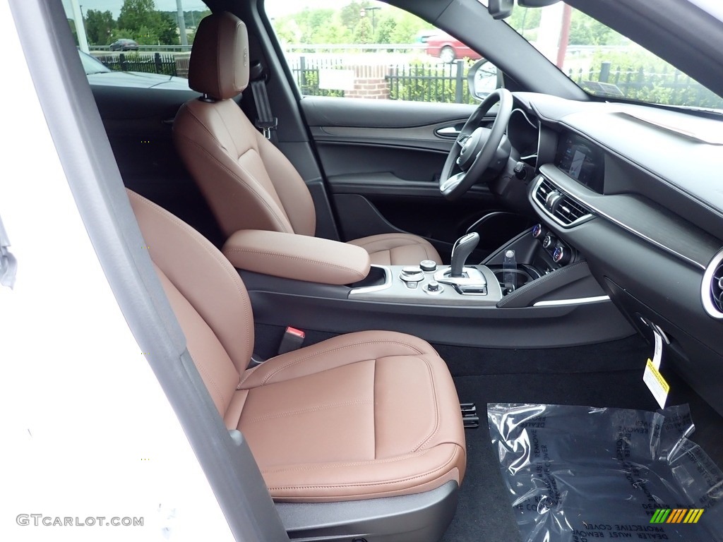 Black Interior 2022 Alfa Romeo Stelvio Ti AWD Photo #144282280