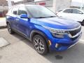 Neptune Blue 2021 Kia Seltos SX Turbo AWD Exterior