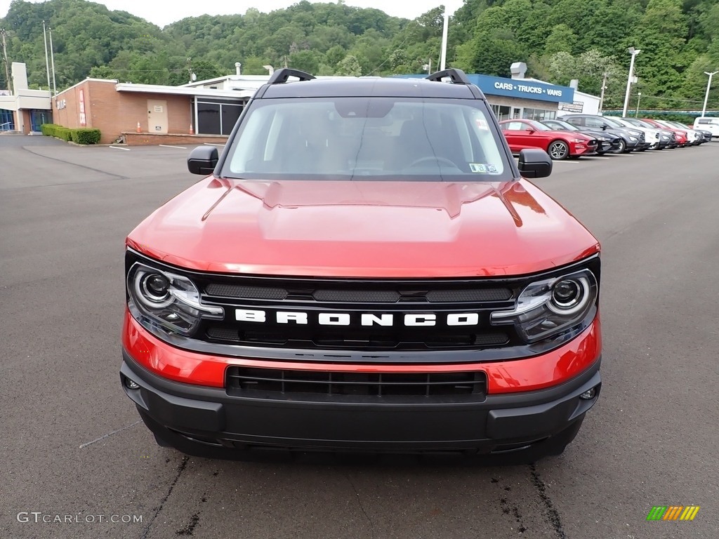 2022 Bronco Sport Outer Banks 4x4 - Hot Pepper Red / Navy Pier photo #3