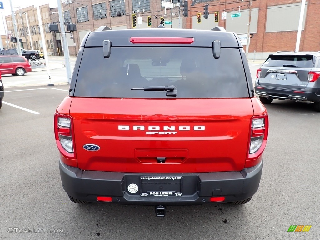 2022 Bronco Sport Outer Banks 4x4 - Hot Pepper Red / Navy Pier photo #7