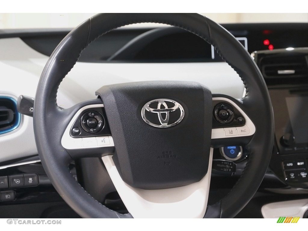 2017 Prius Prius Four - Blizzard White Pearl / Moonstone Gray photo #7