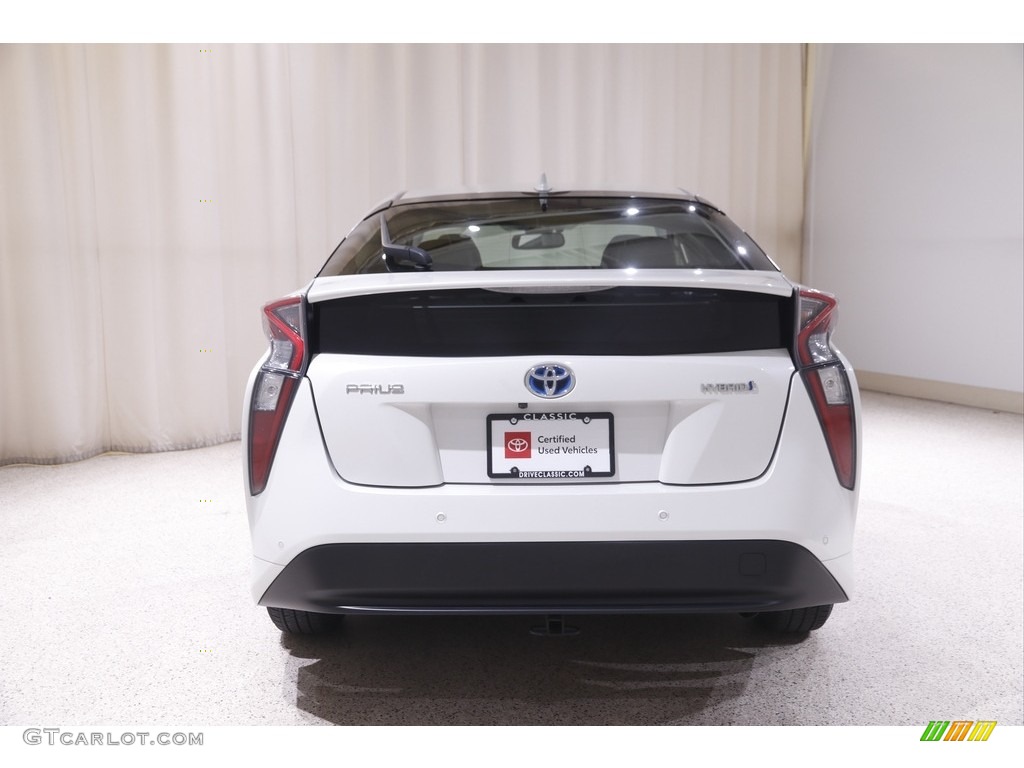 2017 Prius Prius Four - Blizzard White Pearl / Moonstone Gray photo #19