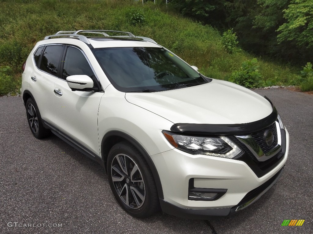 Pearl White Tricoat 2020 Nissan Rogue SL Exterior Photo #144284611
