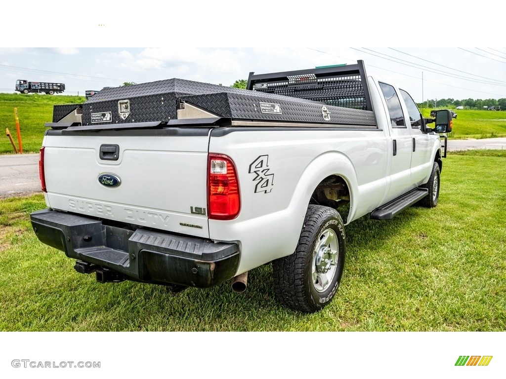 2014 F350 Super Duty XLT Crew Cab 4x4 - Oxford White / Steel photo #4