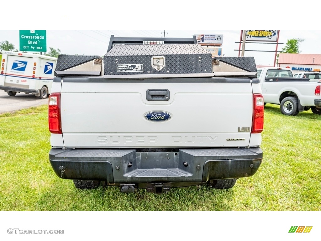 2014 F350 Super Duty XLT Crew Cab 4x4 - Oxford White / Steel photo #5