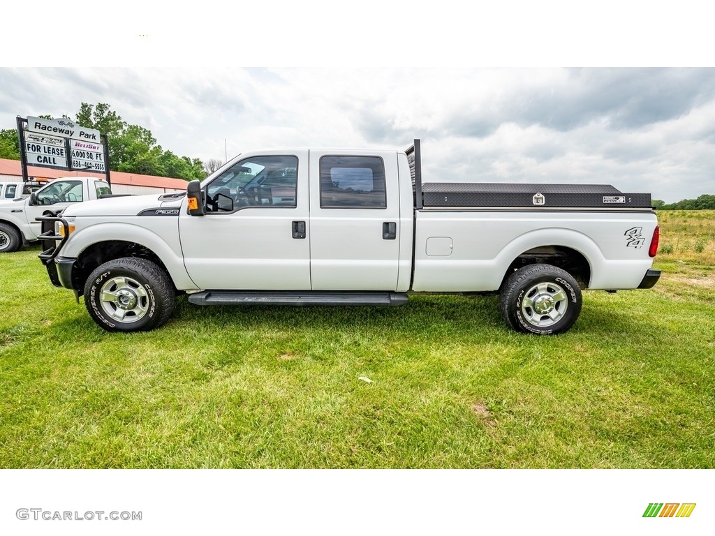 Oxford White 2014 Ford F350 Super Duty XLT Crew Cab 4x4 Exterior Photo #144284704