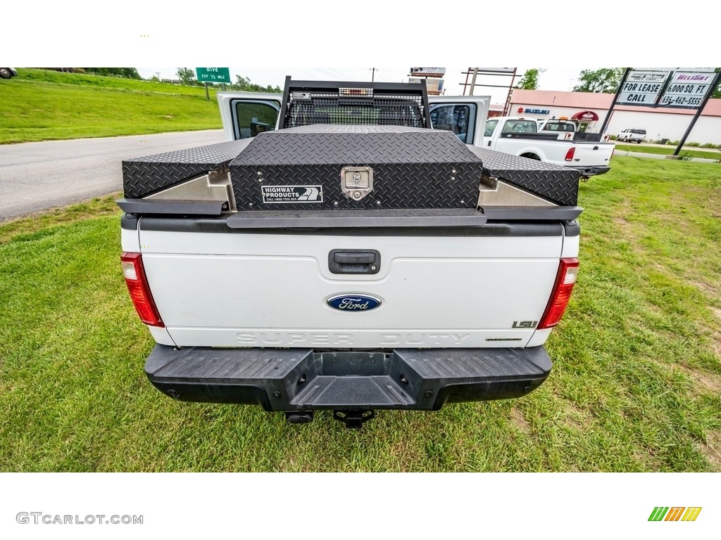 2014 F350 Super Duty XLT Crew Cab 4x4 - Oxford White / Steel photo #21