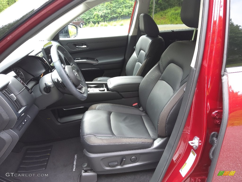 Charcoal Interior 2022 Nissan Pathfinder SL 4x4 Photo #144285478