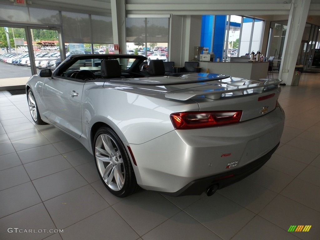 2016 Camaro LT Convertible - Silver Ice Metallic / Jet Black photo #4