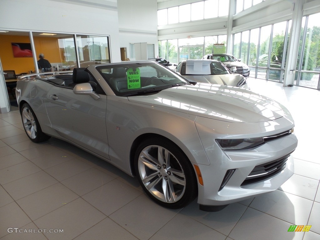 2016 Camaro LT Convertible - Silver Ice Metallic / Jet Black photo #8