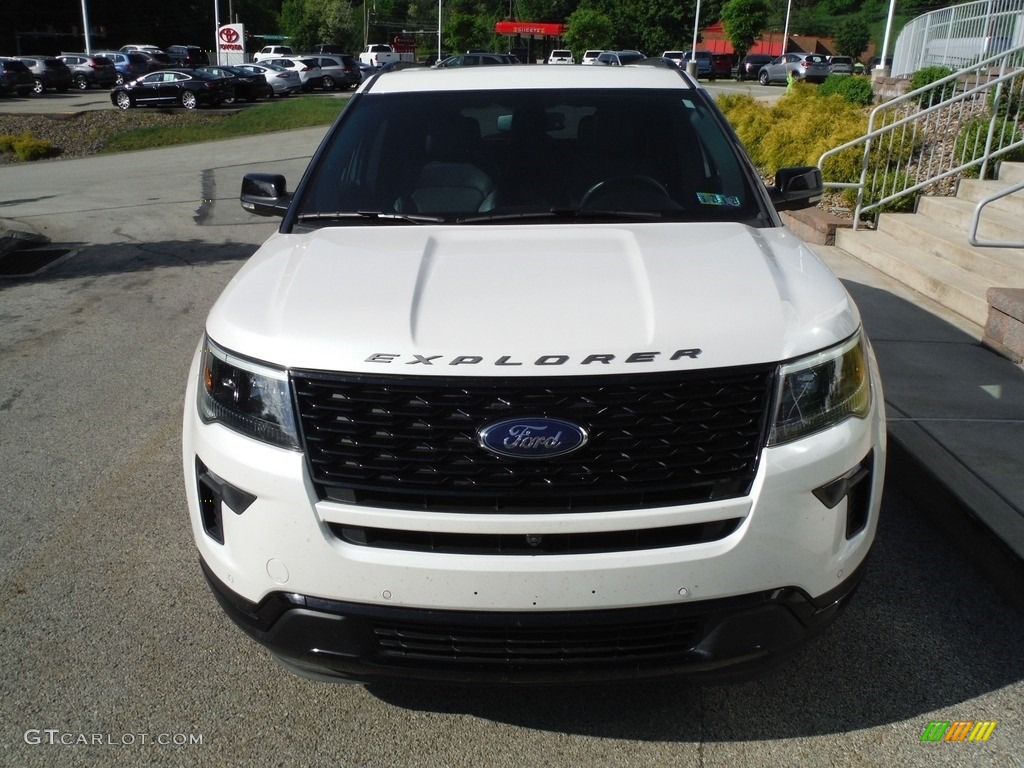 2018 Explorer Sport 4WD - White Platinum / Ebony Black photo #10