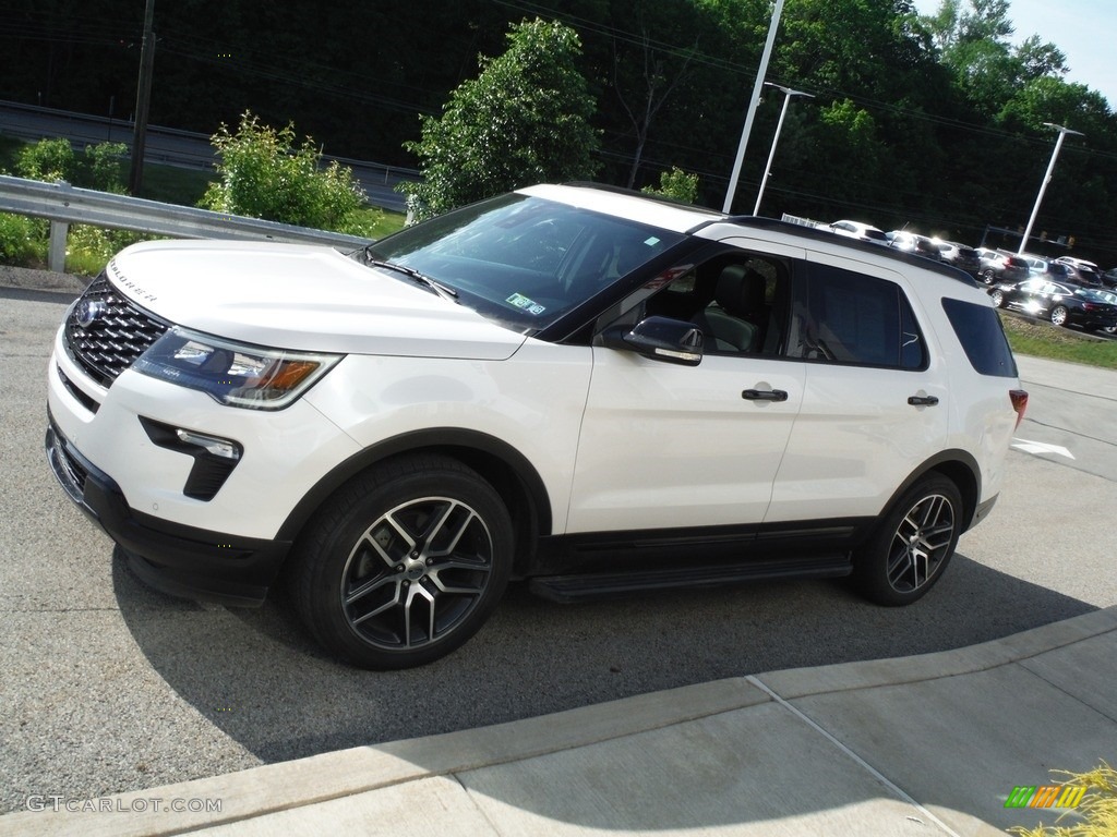 2018 Explorer Sport 4WD - White Platinum / Ebony Black photo #12