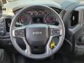 Jet Black 2022 Chevrolet Silverado 1500 Limited Custom Trail Boss Crew Cab 4x4 Steering Wheel