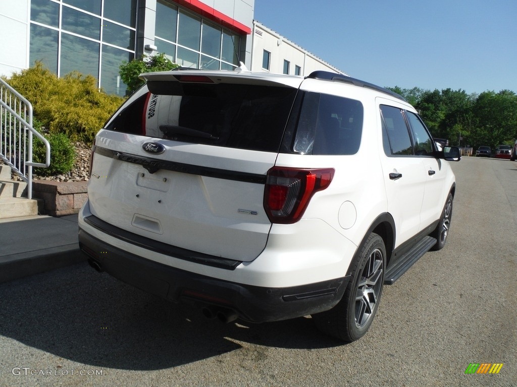 2018 Explorer Sport 4WD - White Platinum / Ebony Black photo #18