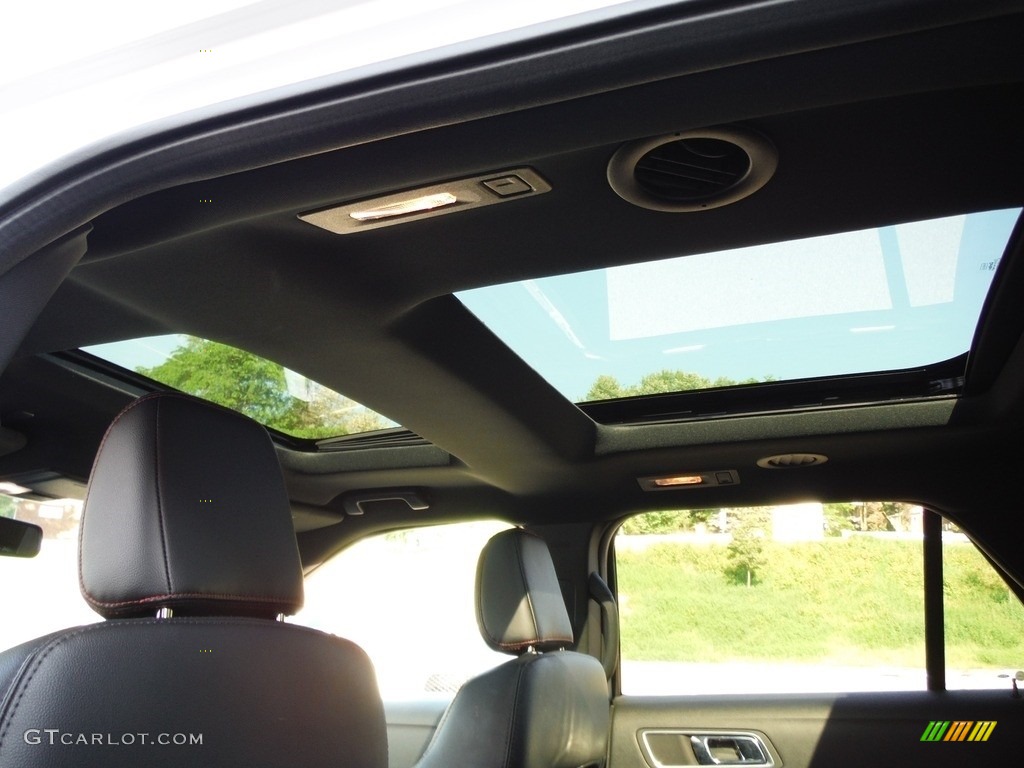 2018 Explorer Sport 4WD - White Platinum / Ebony Black photo #19