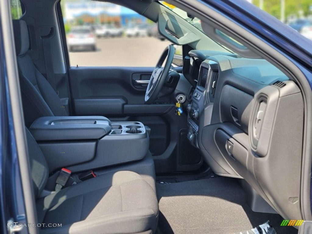 Jet Black Interior 2022 Chevrolet Silverado 1500 Limited Custom Trail Boss Crew Cab 4x4 Photo #144287710